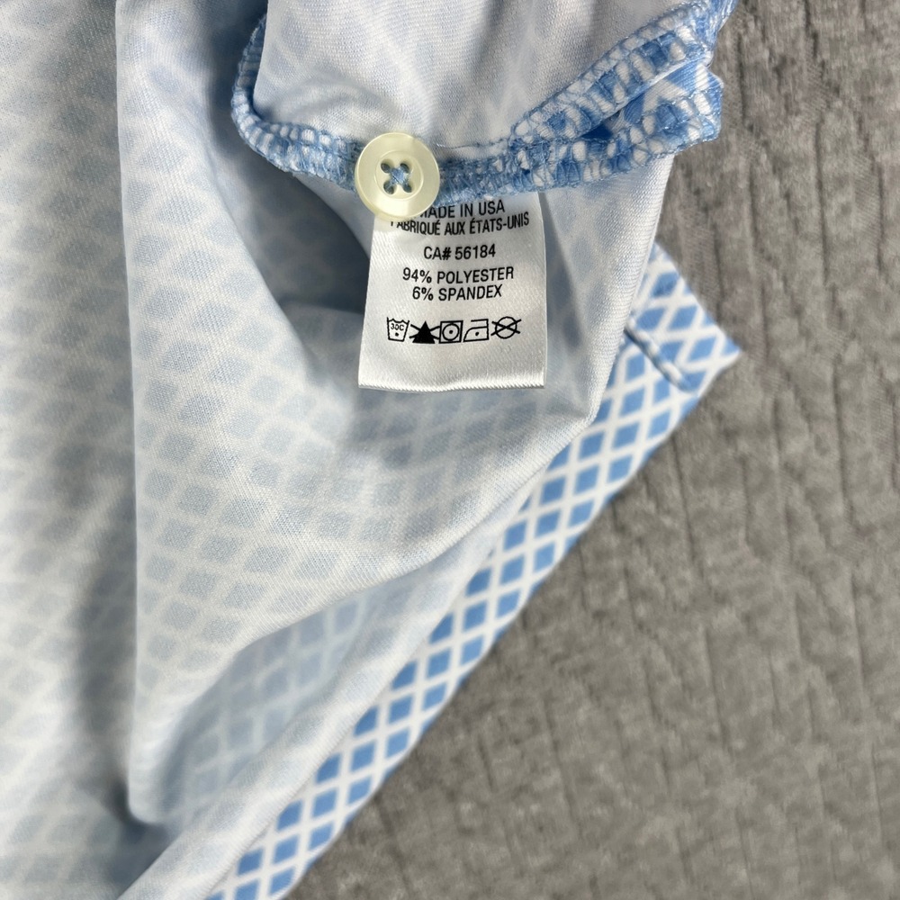 Fairway & Greene Golf Shorts 34 and Shirt L Blue Trump New York Tech Performance - Picture 15 of 16